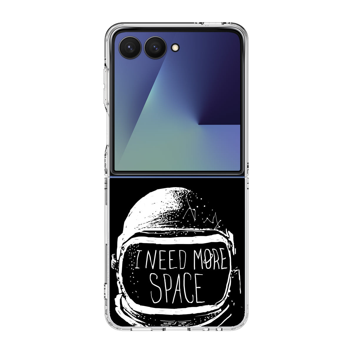 Never Date Astronout Samsung Galaxy Z Flip 7 Case
