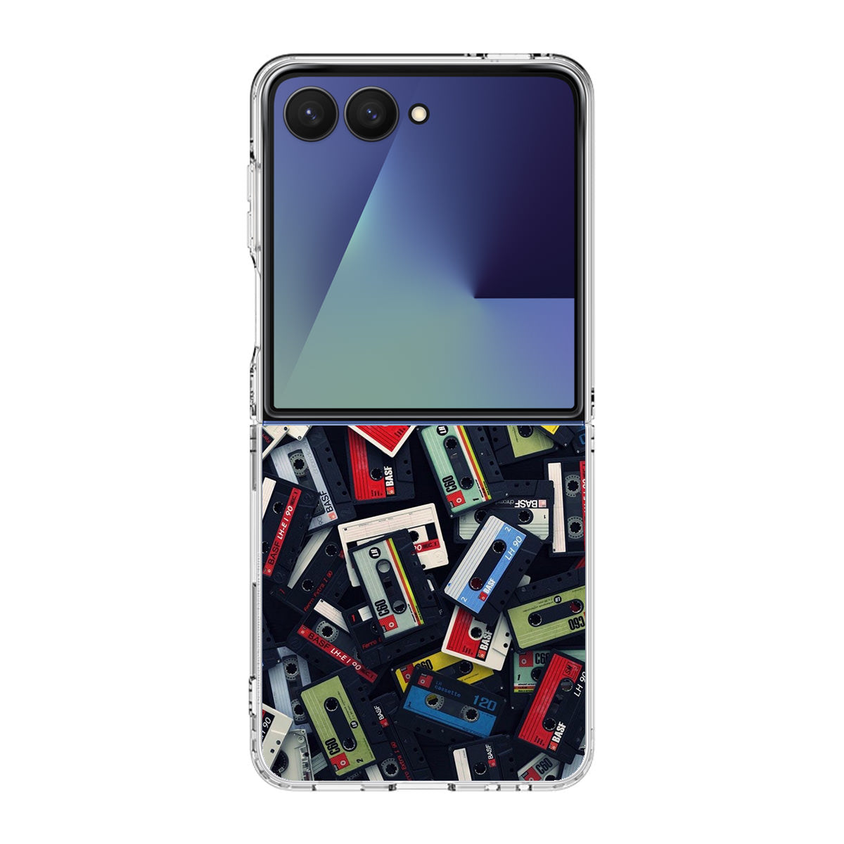 Old Vintage Cassettes Samsung Galaxy Z Flip 7 Case