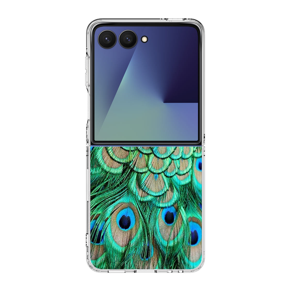 Peacock Feather Samsung Galaxy Z Flip 7 Case