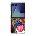Pitbull Painting Art Samsung Galaxy Z Flip 7 Case