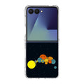Planet Cute Illustration Samsung Galaxy Z Flip 7 Case