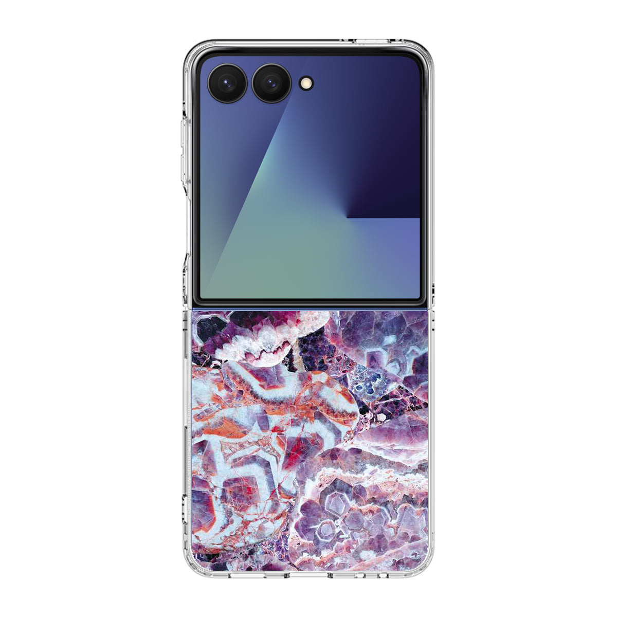 Purple Marble Samsung Galaxy Z Flip 7 Case