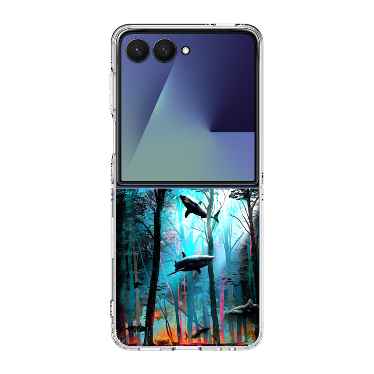 Shark Forest Samsung Galaxy Z Flip 7 Case