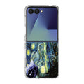 Skellington on a Starry Night Samsung Galaxy Z Flip 7 Case