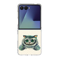 Smile Cat Samsung Galaxy Z Flip 7 Case