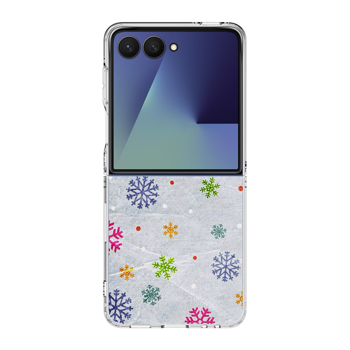 Snowflake Samsung Galaxy Z Flip 7 Case