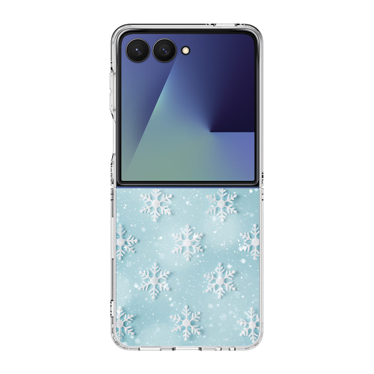 Snowflakes Pattern Samsung Galaxy Z Flip 7 Case