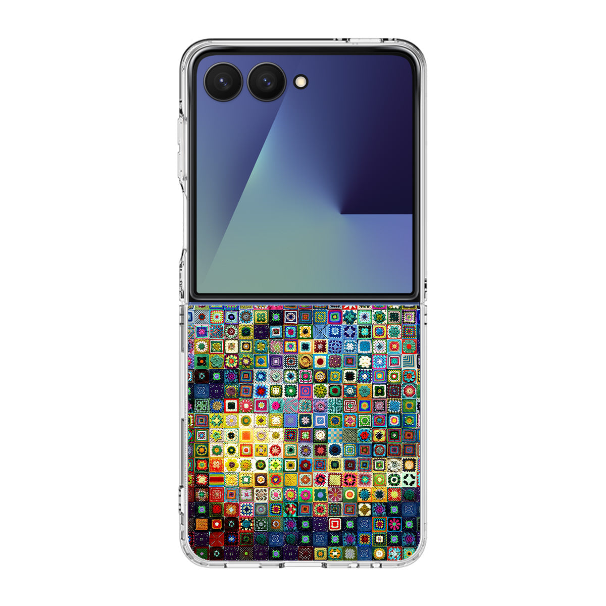 Starry Night Tiles Samsung Galaxy Z Flip 7 Case