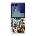 Sugar Skull Owl Tattoo Samsung Galaxy Z Flip 7 Case