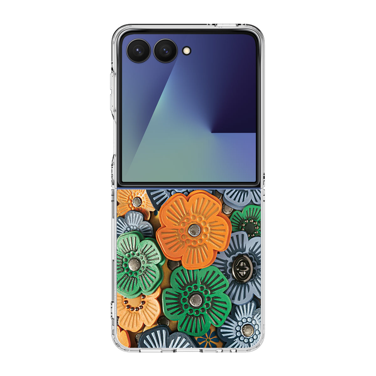 Tea Rose Applique Samsung Galaxy Z Flip 7 Case
