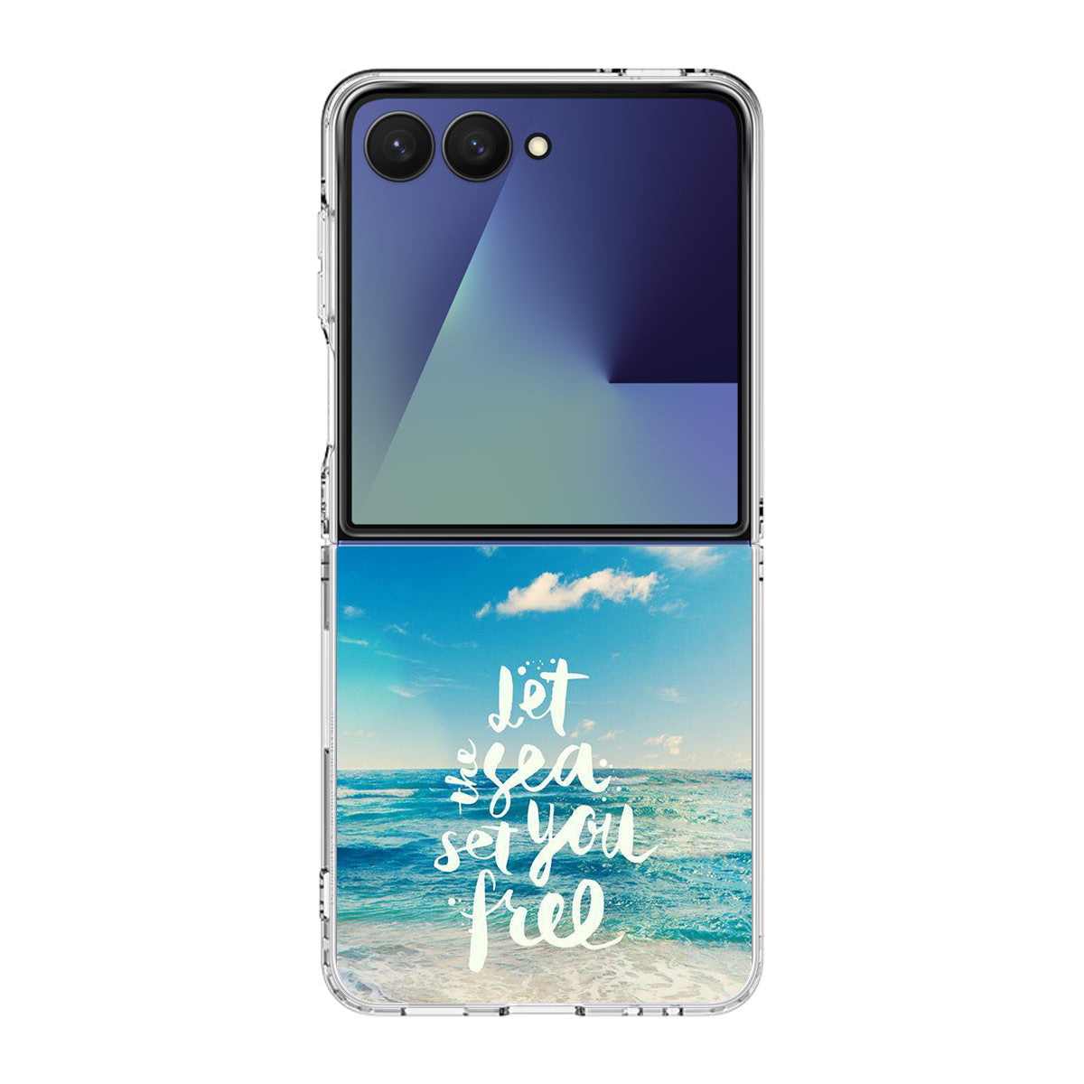 The Sea Set You Free Samsung Galaxy Z Flip 7 Case