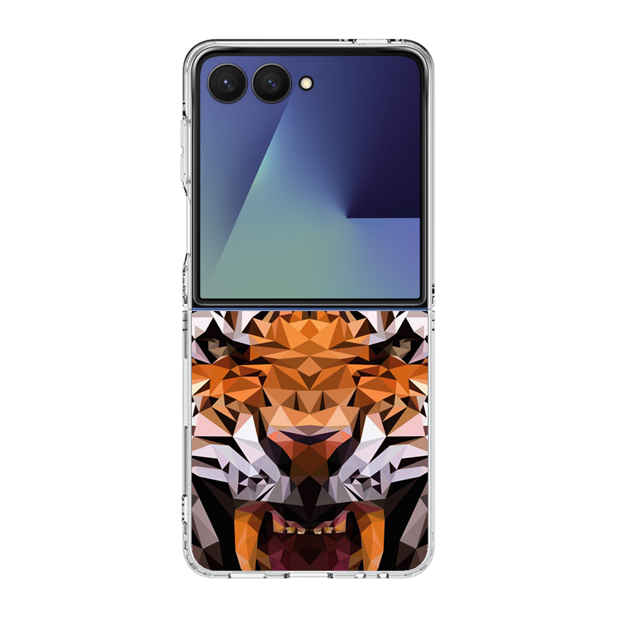 Tiger Polygon Samsung Galaxy Z Flip 7 Case