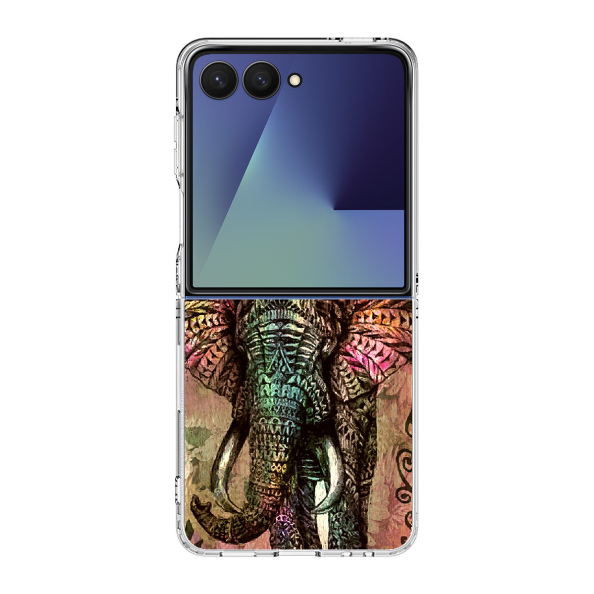 Tribal Elephant Samsung Galaxy Z Flip 7 Case