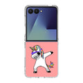 Unicorn Dabbing Pink Samsung Galaxy Z Flip 7 Case