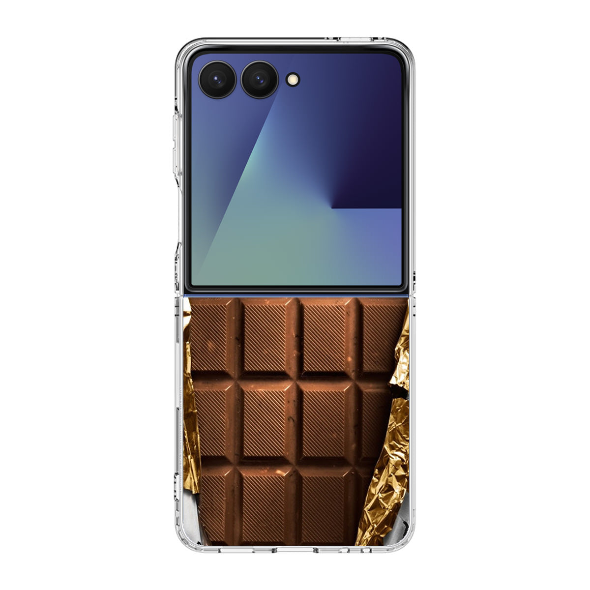 Unwrapped Chocolate Bar Samsung Galaxy Z Flip 7 Case