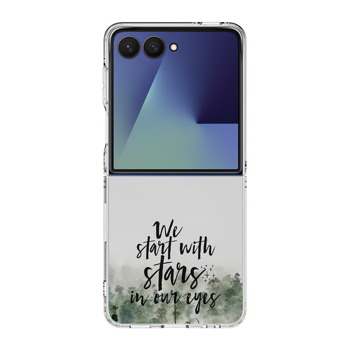 We Start with Stars Samsung Galaxy Z Flip 7 Case