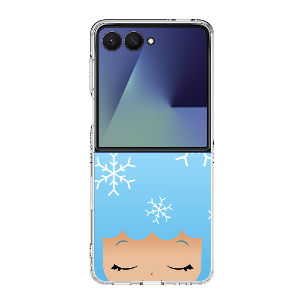 Winter Afro Girl Samsung Galaxy Z Flip 7 Case