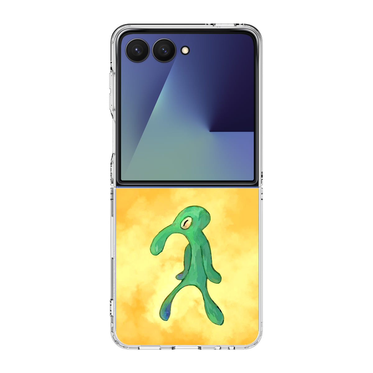 Bold and Brash Squidward Painting Samsung Galaxy Z Flip 7 Case