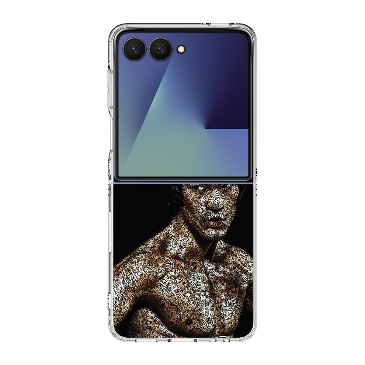 Bruce Lee Typograph Samsung Galaxy Z Flip 7 Case