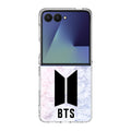 BTS Marble Samsung Galaxy Z Flip 7 Case