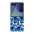 BTS Suga Blue Aesthetic Collage Samsung Galaxy Z Flip 7 Case