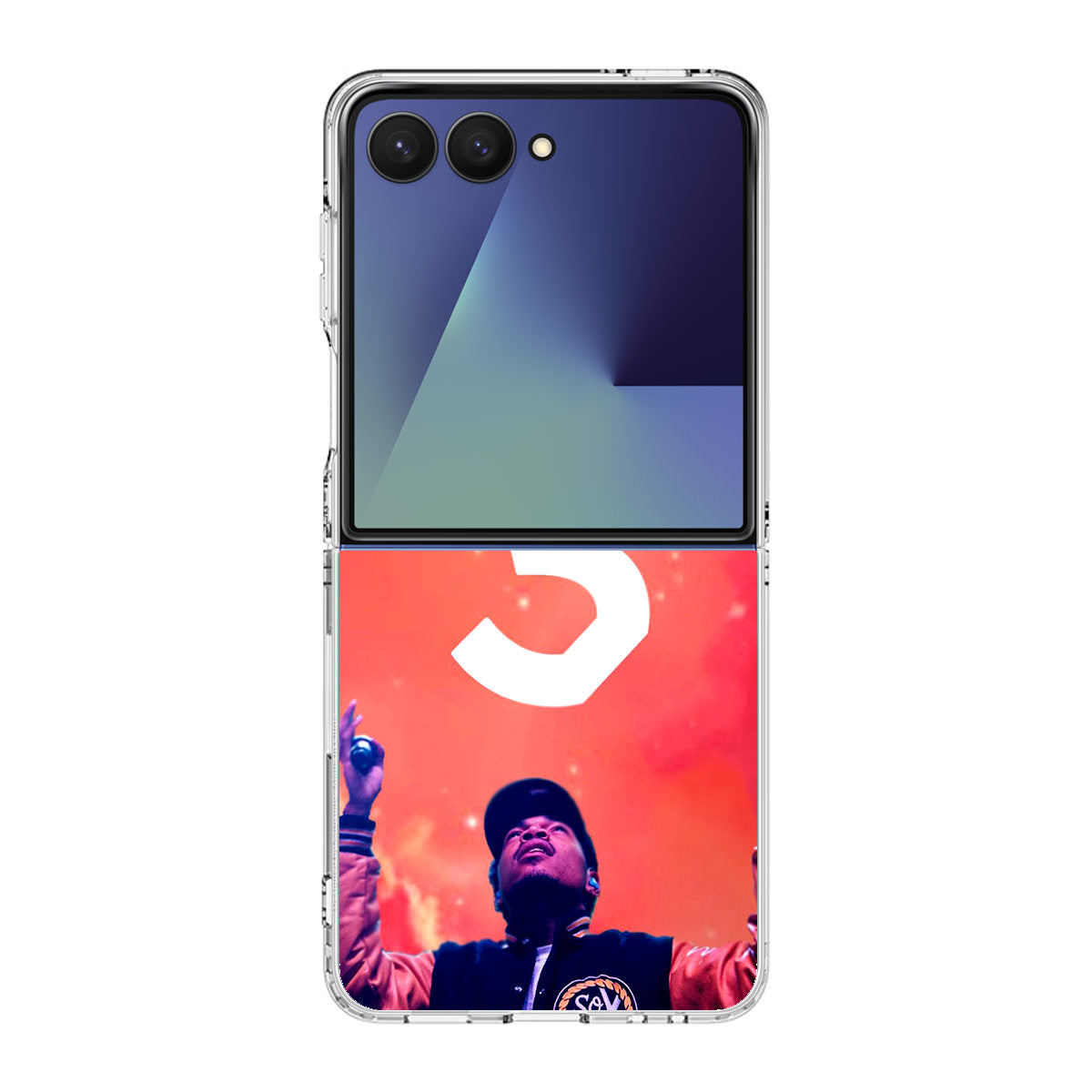 Chance The Rapper 3 Poster Samsung Galaxy Z Flip 7 Case