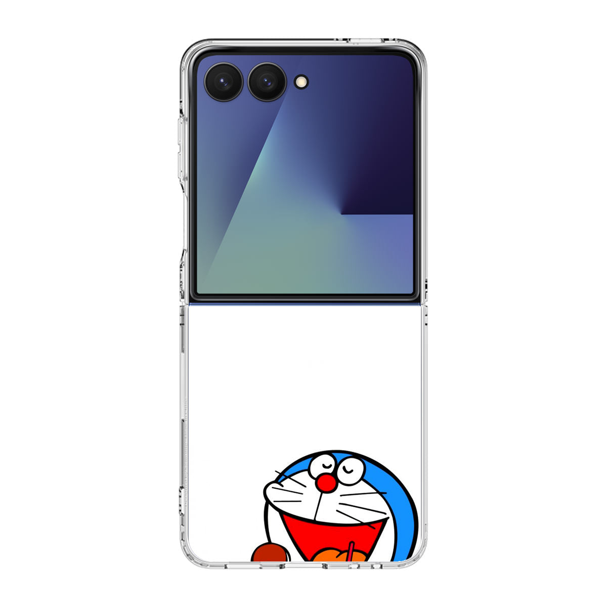 Doraemon Minimalism Samsung Galaxy Z Flip 7 Case