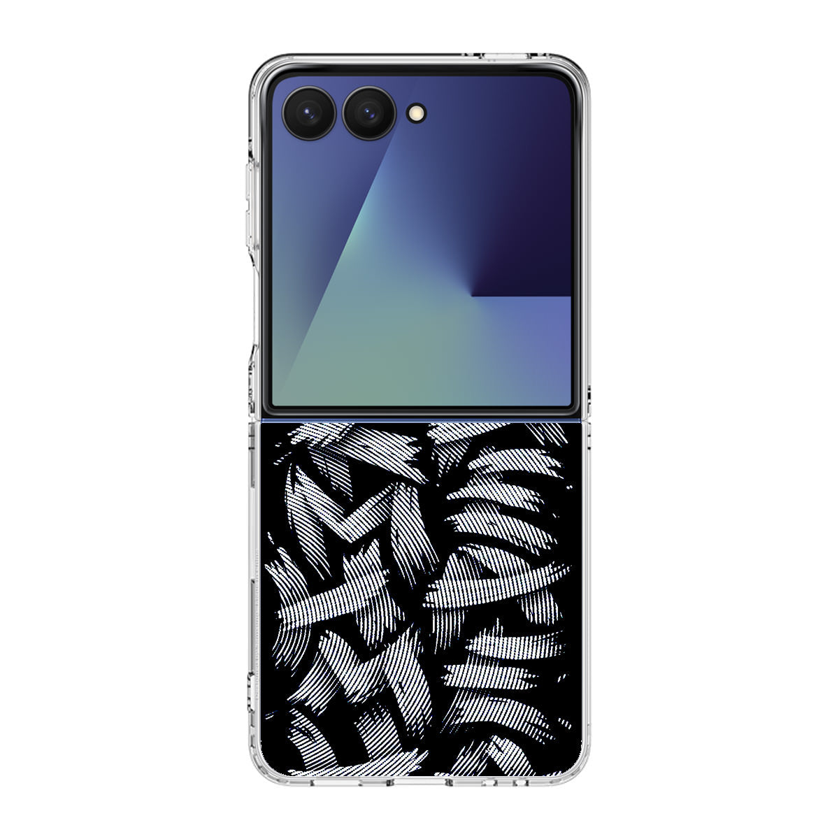Dragon Ball Kamehameha Font Art Samsung Galaxy Z Flip 7 Case