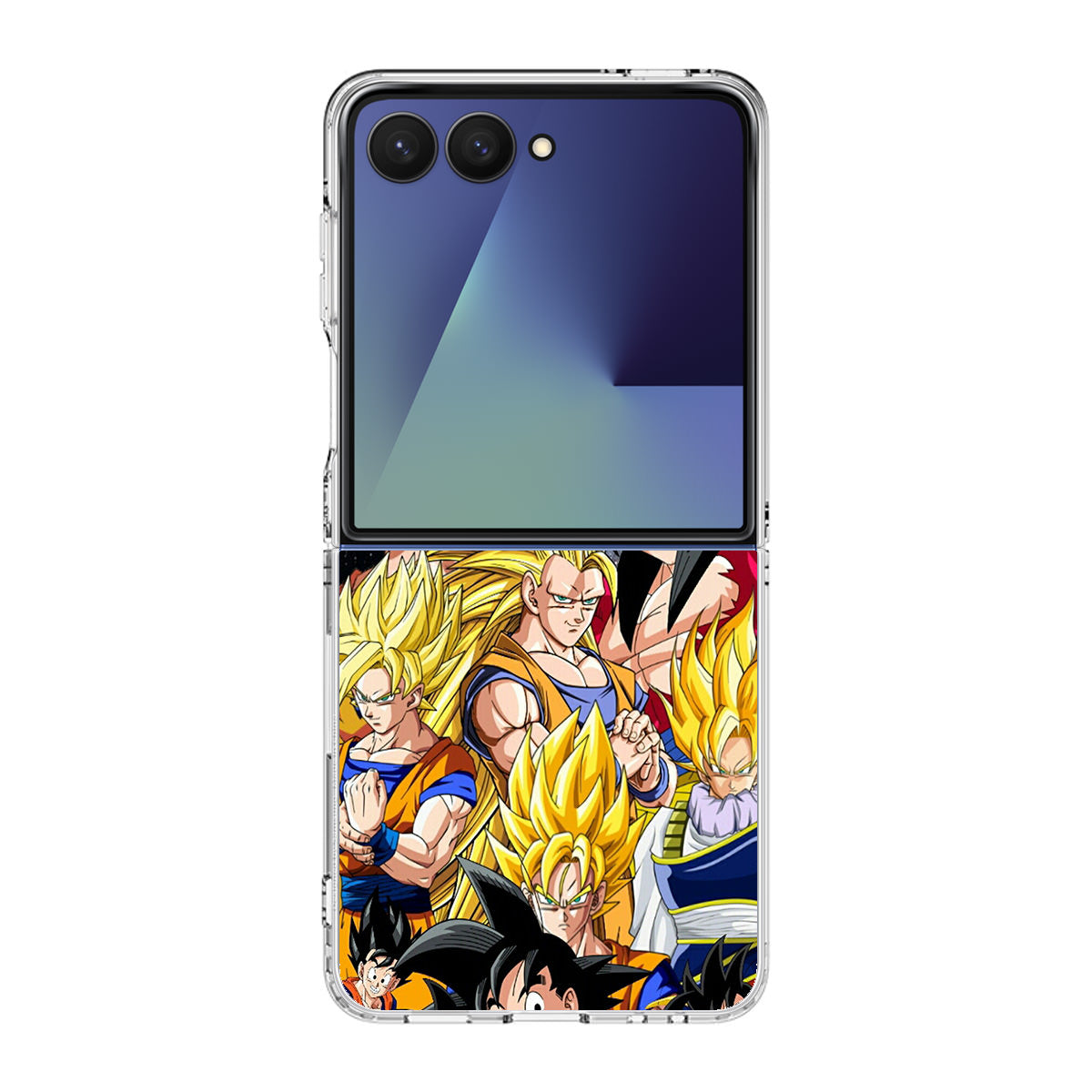 Dragon Ball Z Son Goku Transformation Samsung Galaxy Z Flip 7 Case