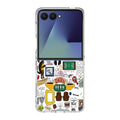 Friends TV Show Central Perk Sticker Samsung Galaxy Z Flip 7 Case