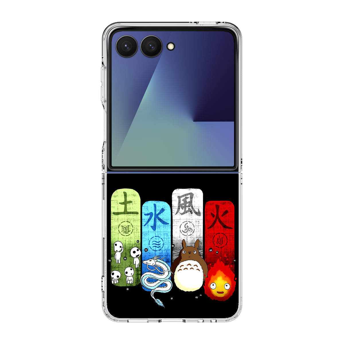 Ghibli Elemental Charms Samsung Galaxy Z Flip 7 Case