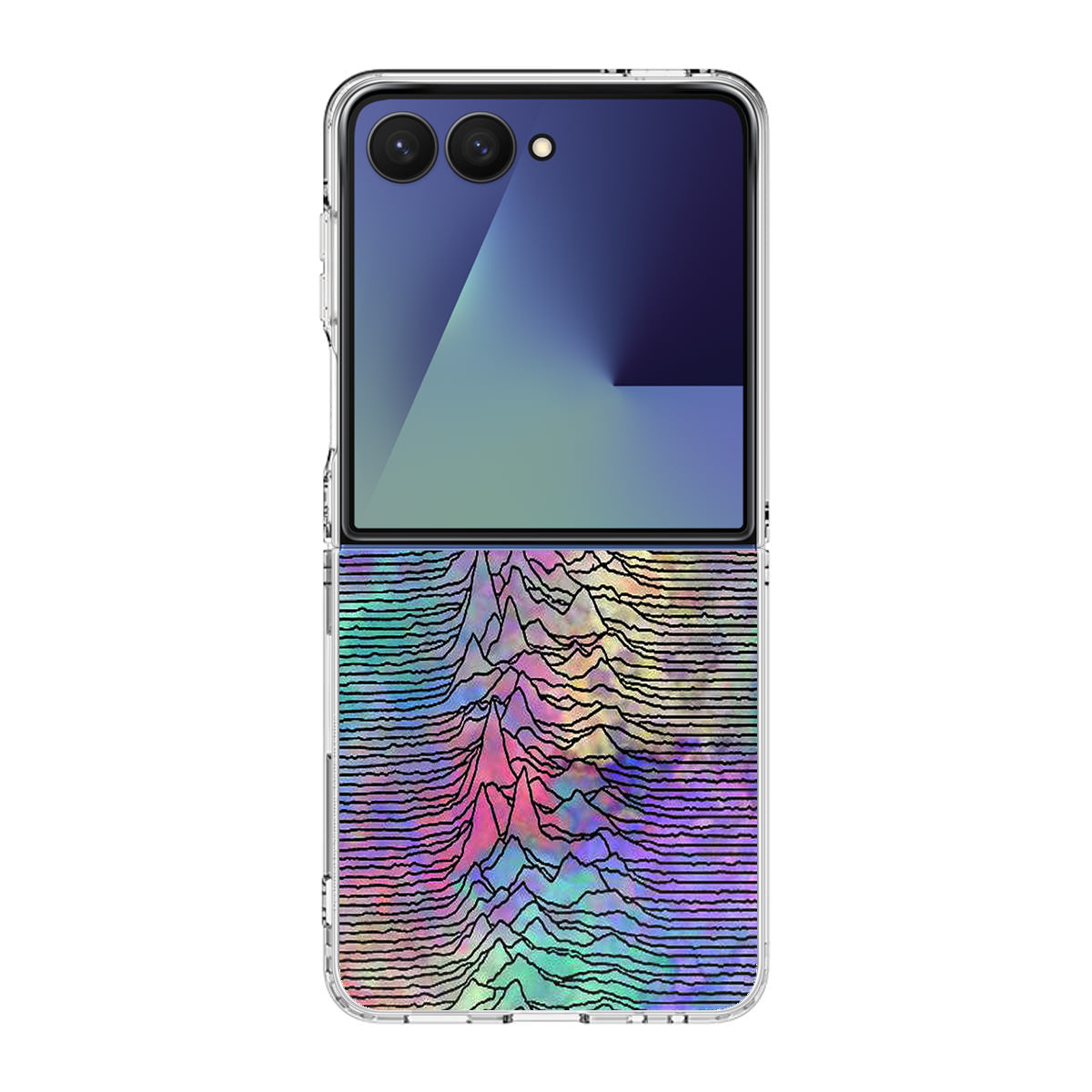 Joy Division Unknown Pleasures Colorful Samsung Galaxy Z Flip 7 Case