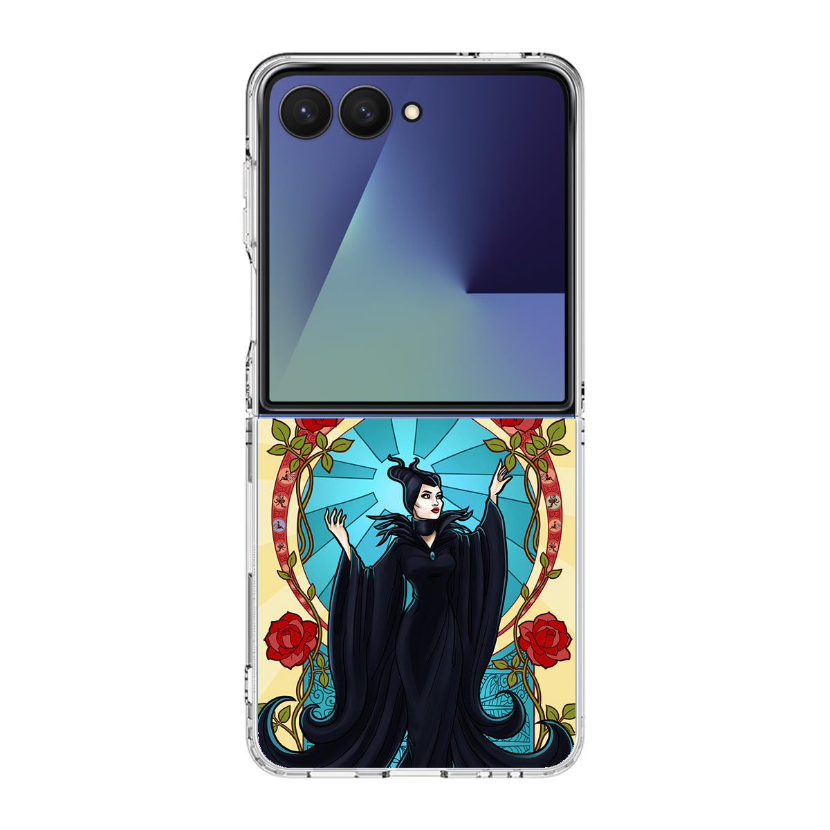 Maleficent With Flower Samsung Galaxy Z Flip 7 Case