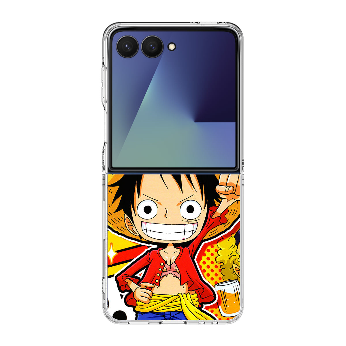One Piece Cute Luffy Samsung Galaxy Z Flip 7 Case