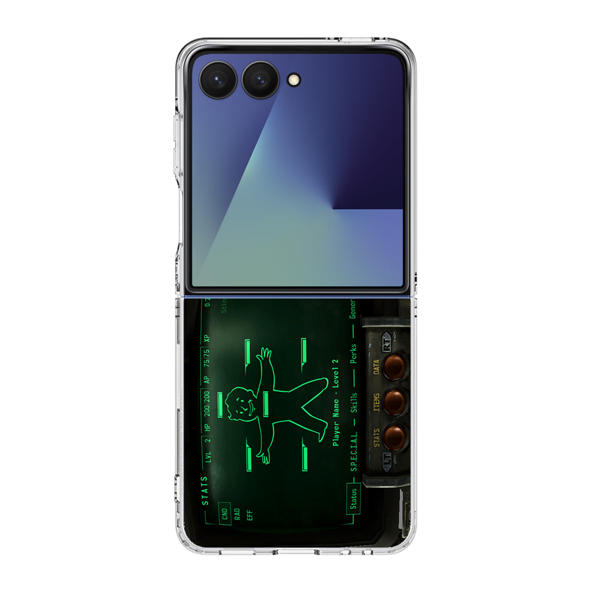 Pip-boy 3000 Samsung Galaxy Z Flip 7 Case
