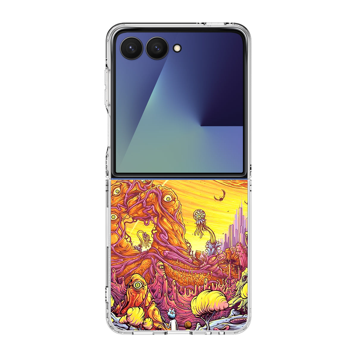 Rick And Morty Alien Planet Samsung Galaxy Z Flip 7 Case