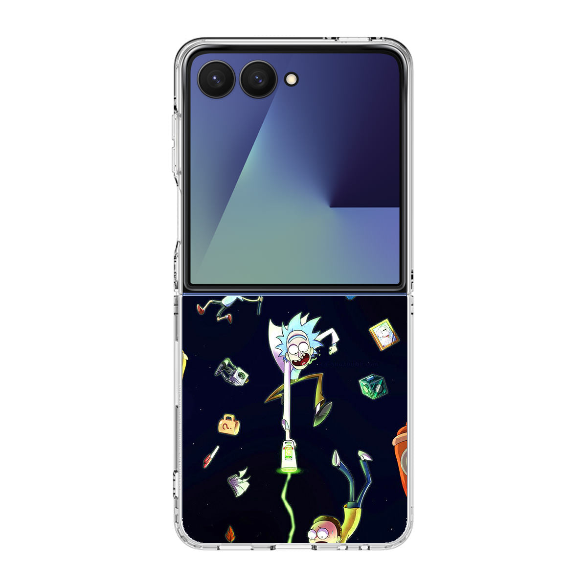Rick And Morty Portal Fall Samsung Galaxy Z Flip 7 Case