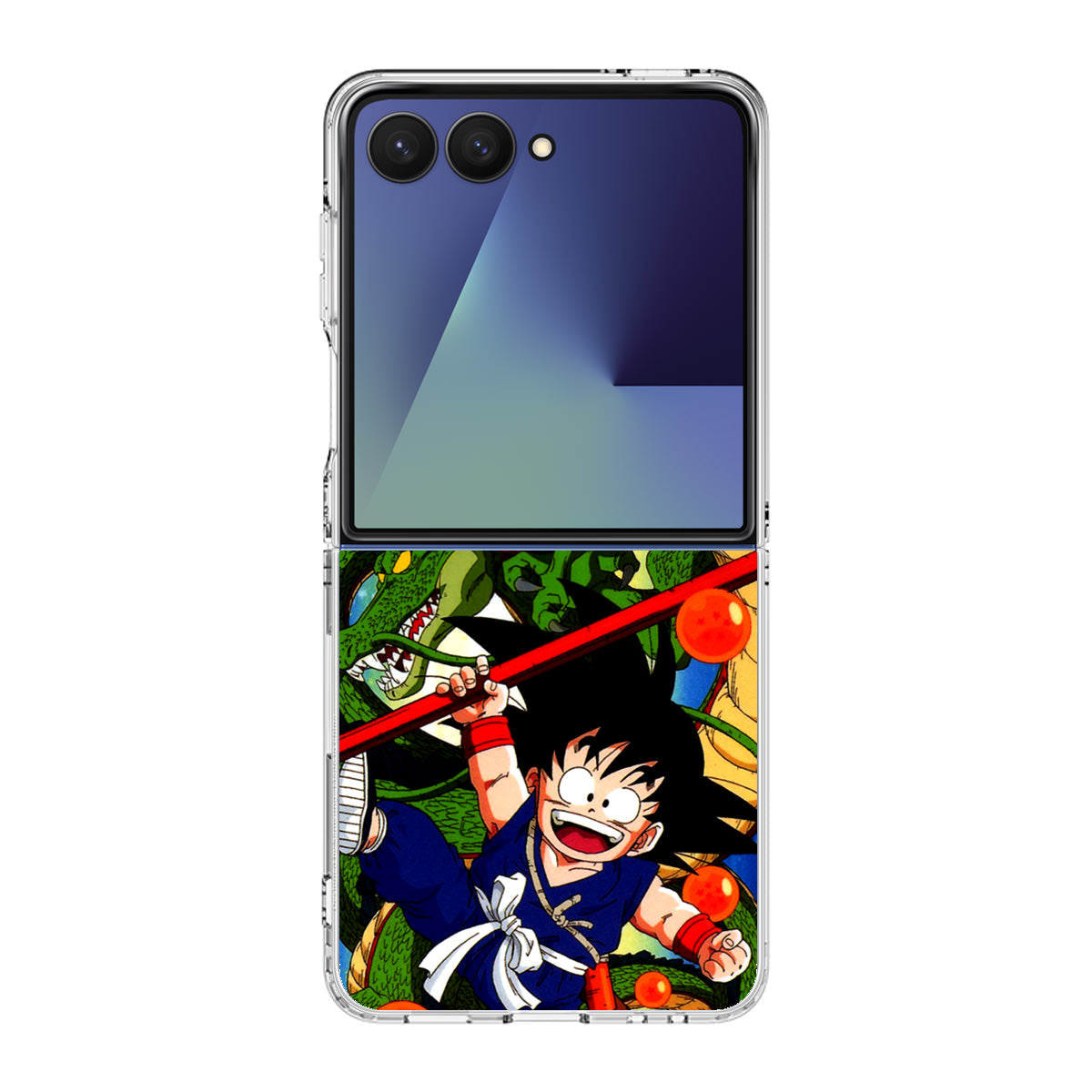 Shenlong And Little Goku Dragon Ball Samsung Galaxy Z Flip 7 Case