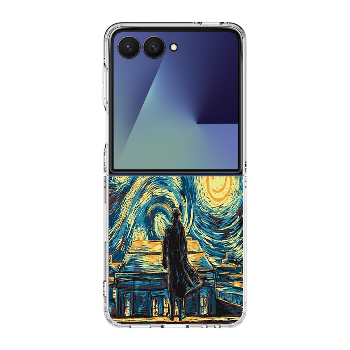 Sherlock Starry Night Samsung Galaxy Z Flip 7 Case