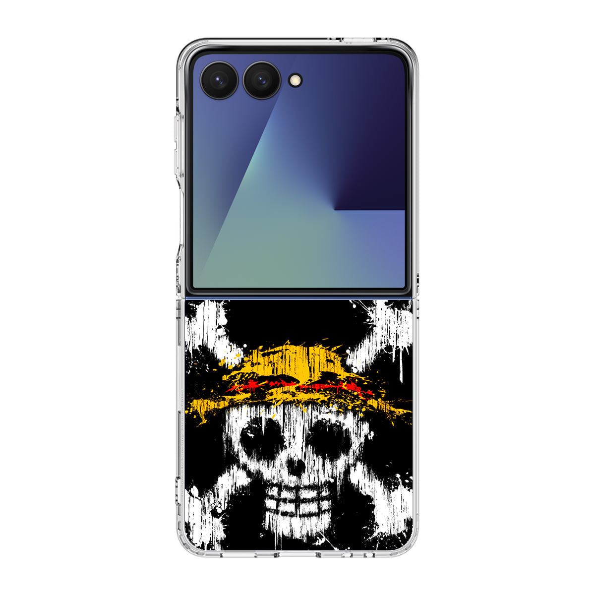 Straw Hat Pirate Logo Paint Samsung Galaxy Z Flip 7 Case
