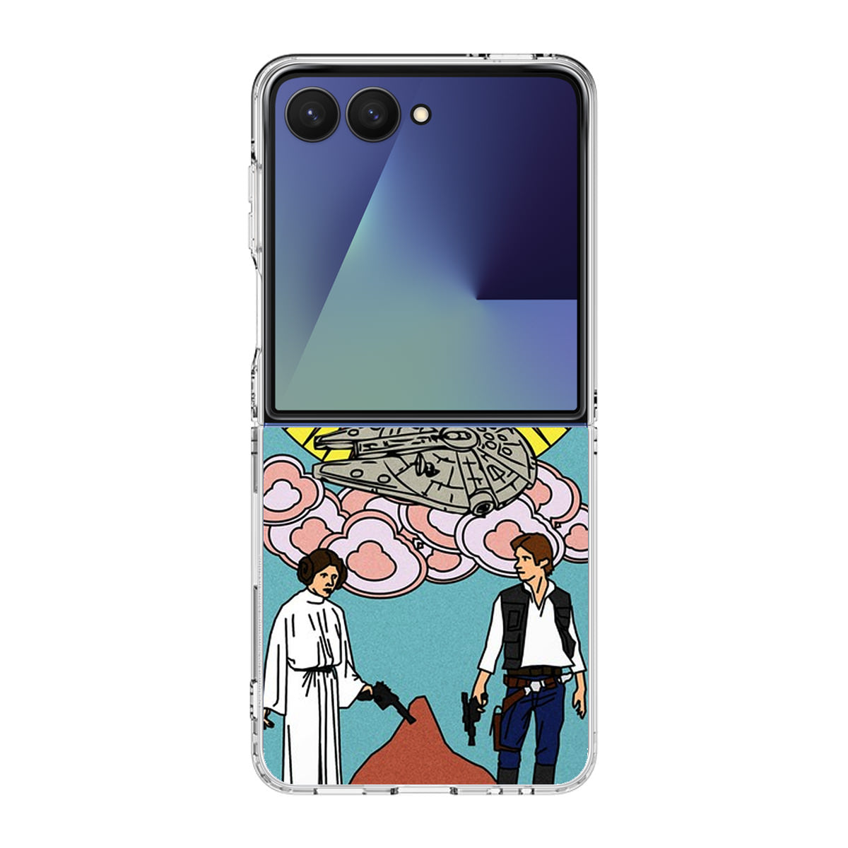 The Lovers Tarot Card Samsung Galaxy Z Flip 7 Case