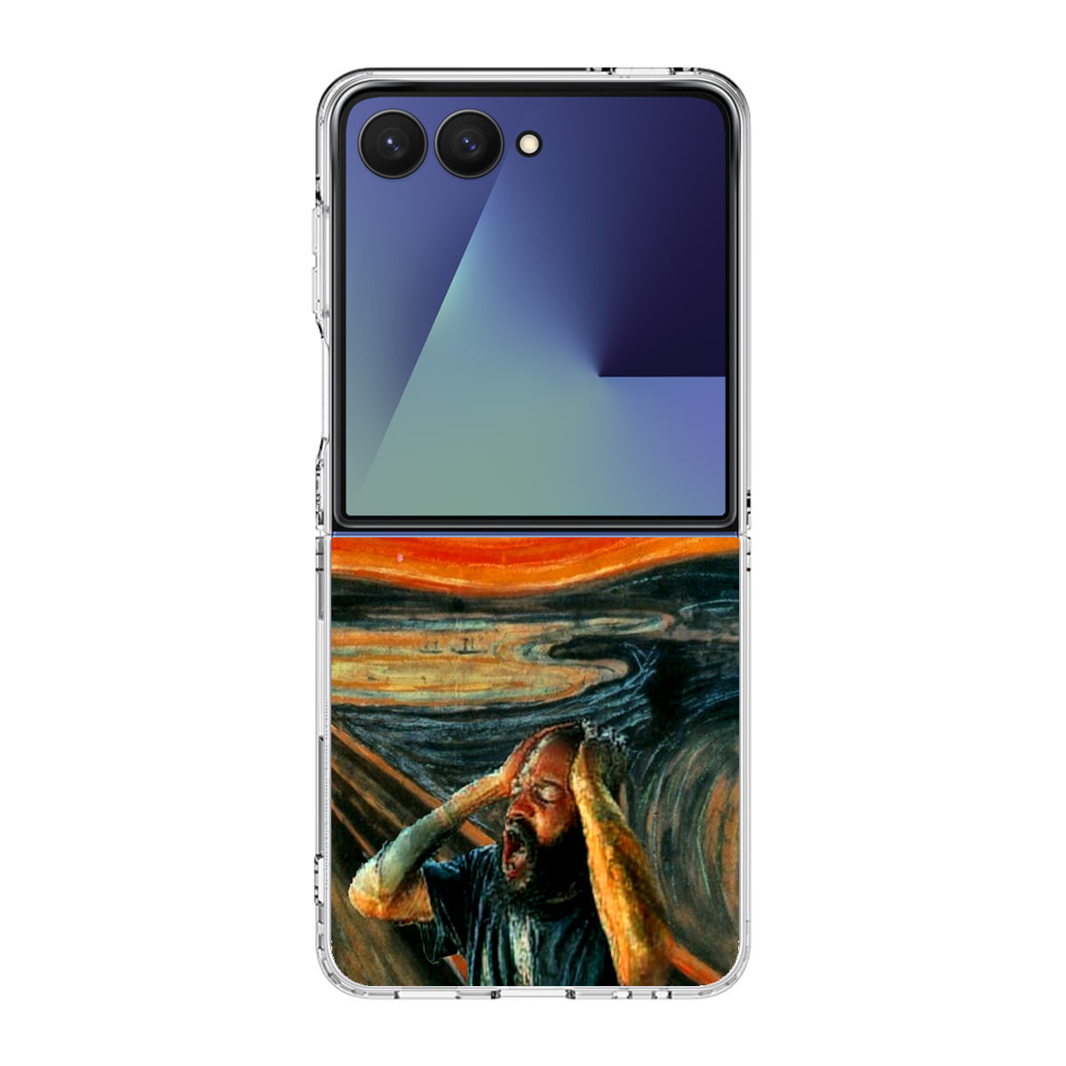 The Scream Death Grips Samsung Galaxy Z Flip 7 Case