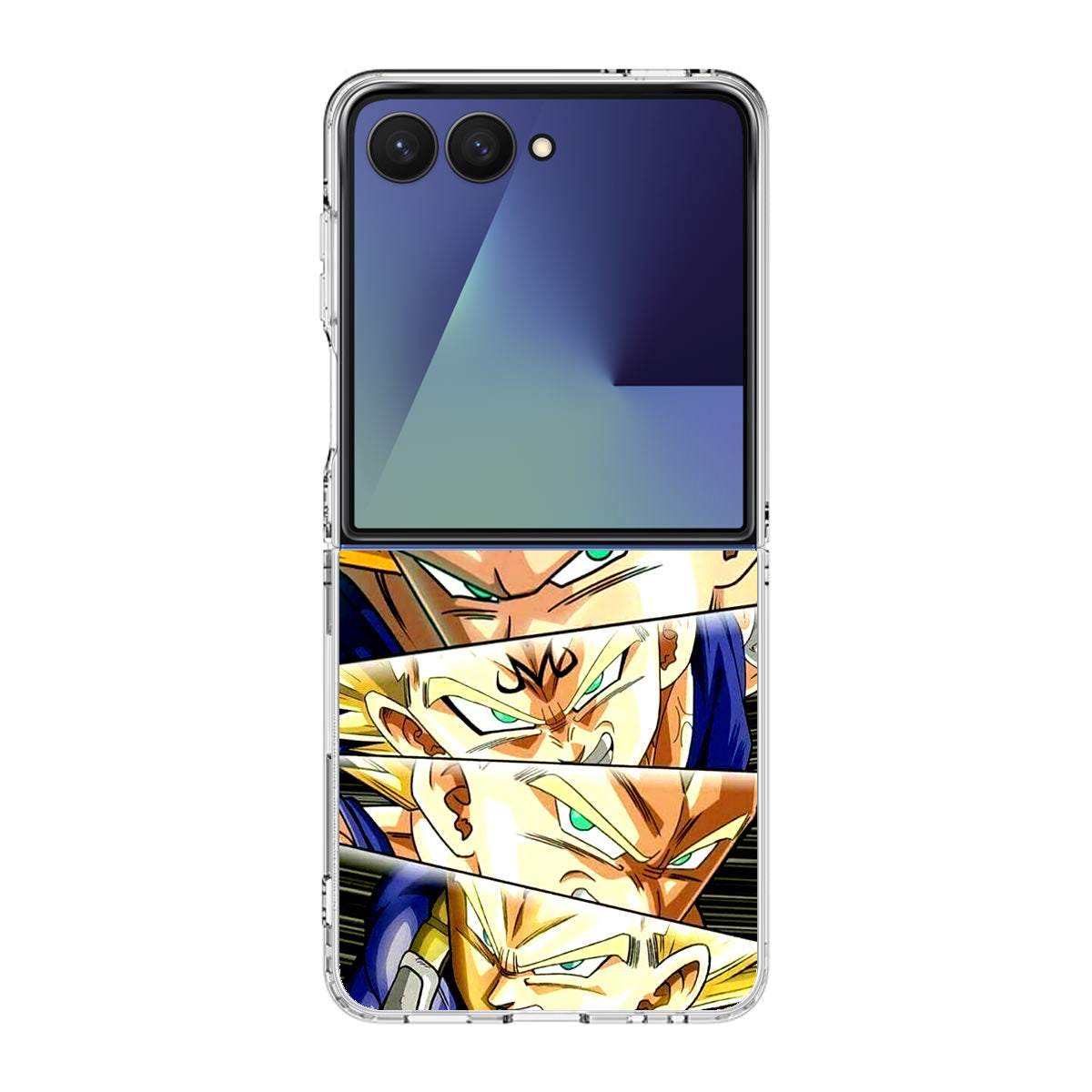 Vegeta Forms Samsung Galaxy Z Flip 7 Case