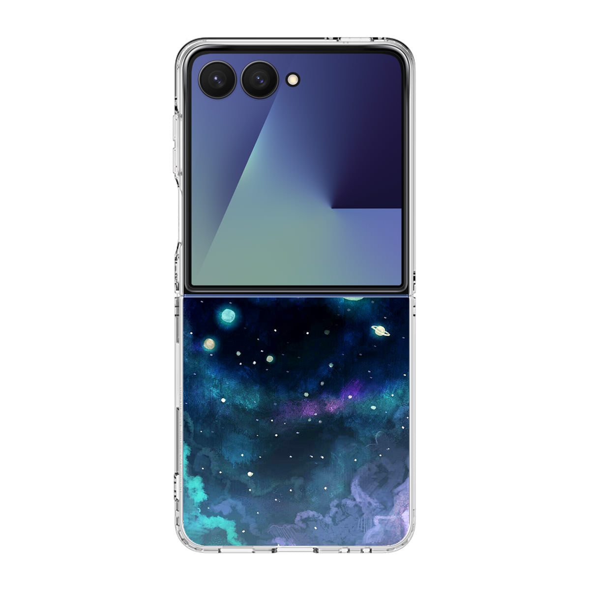 Voltron In Space Nebula Samsung Galaxy Z Flip 7 Case