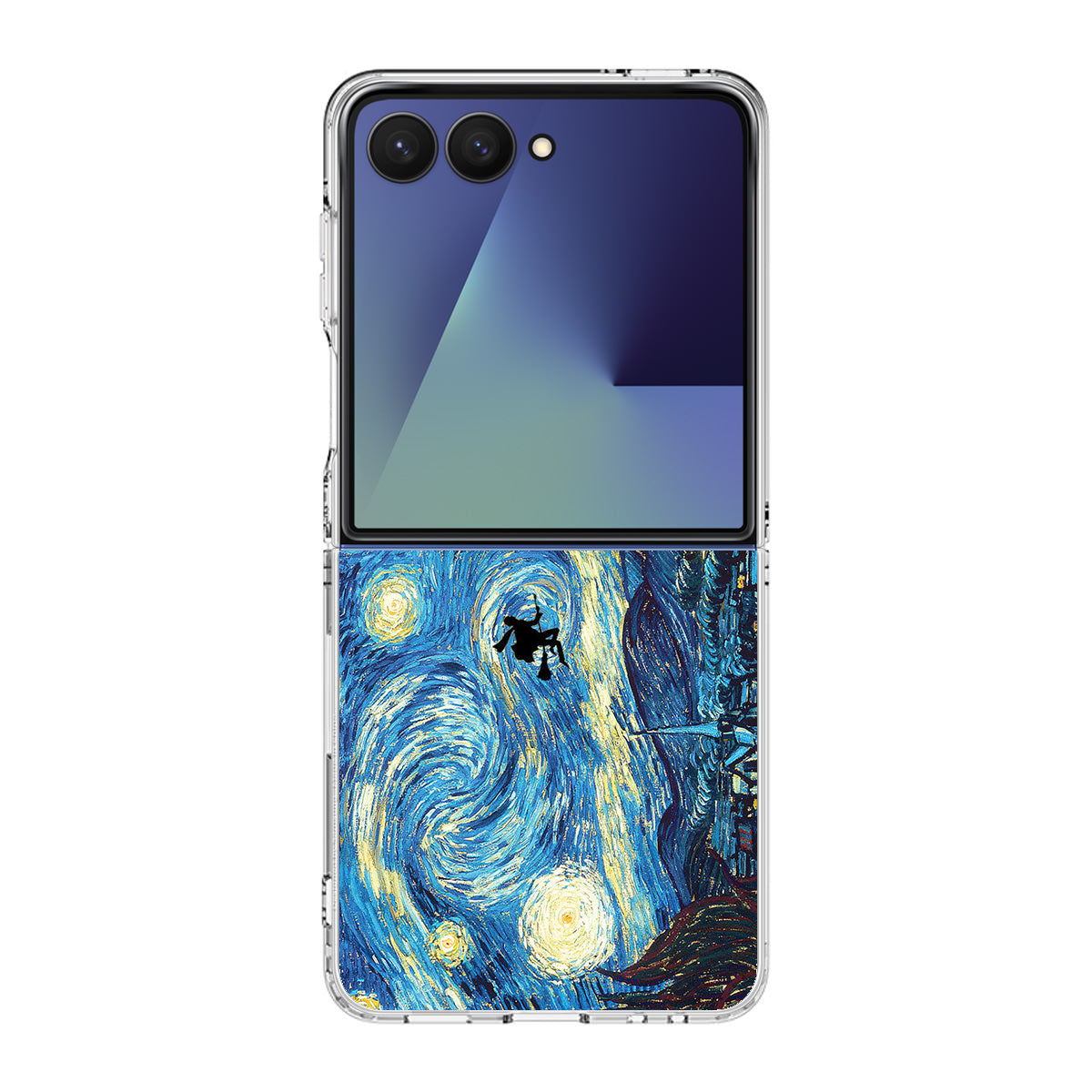 Witch Flying In Van Gogh Starry Night Samsung Galaxy Z Flip 7 Case
