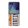 Back to the Future License Plate Outatime Samsung Galaxy Z Flip 7 Case
