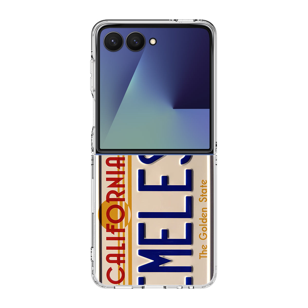 Back to the Future License Plate Timeless Samsung Galaxy Z Flip 7 Case