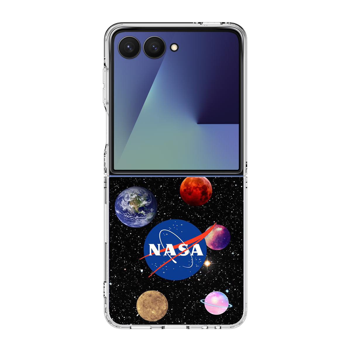 NASA Planets Samsung Galaxy Z Flip 7 Case