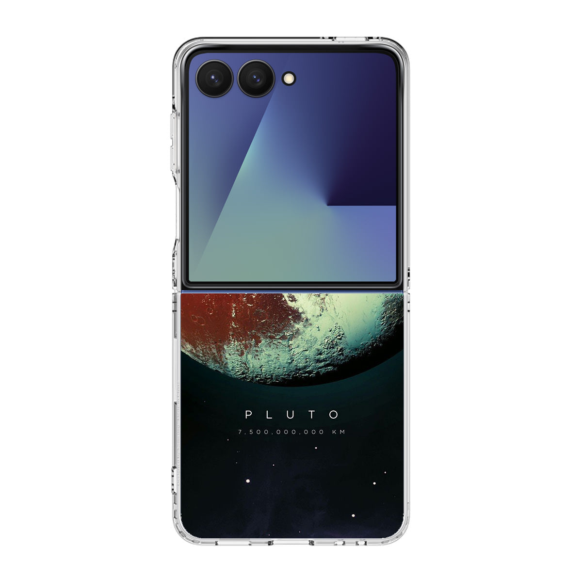 Planet Pluto Samsung Galaxy Z Flip 7 Case