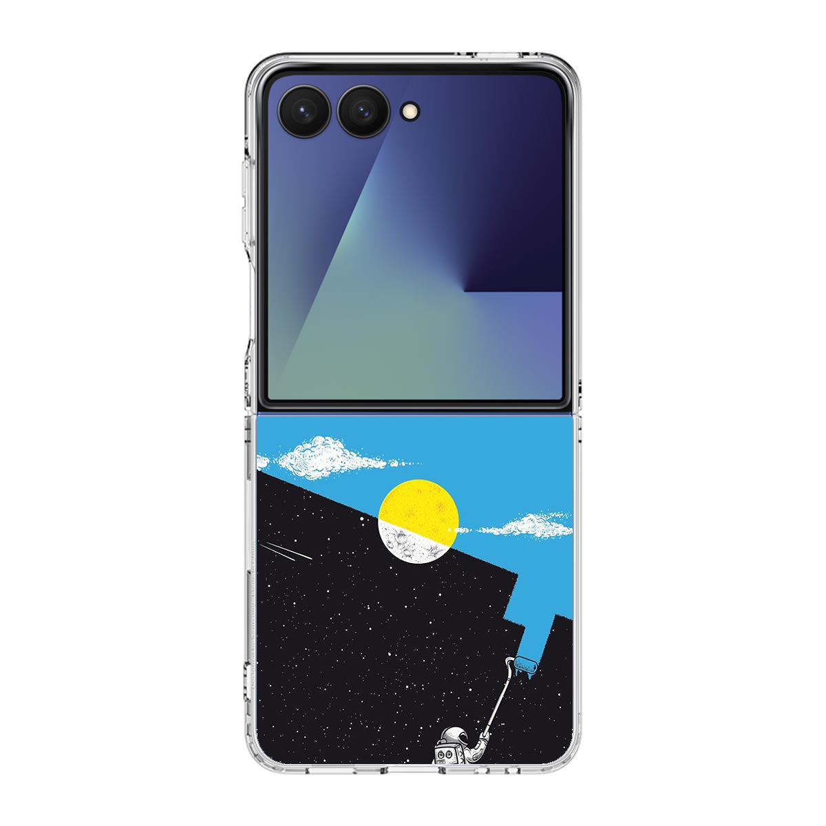 Space Paiting Day Samsung Galaxy Z Flip 7 Case